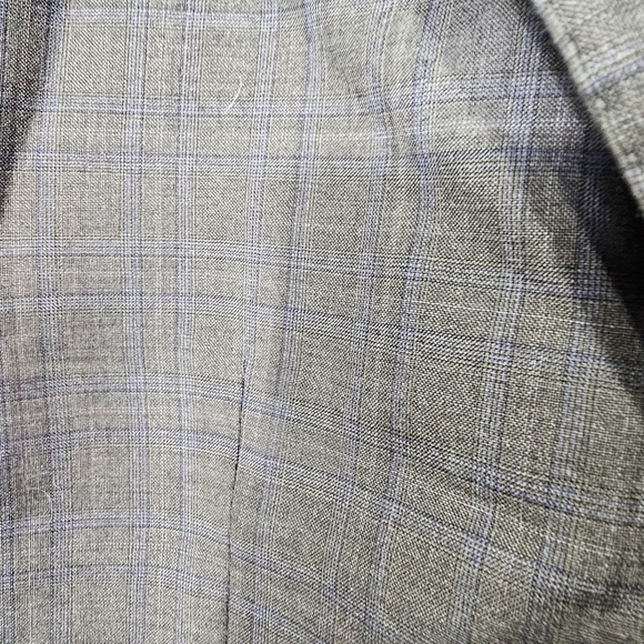 Gulfshore Clothier TG size 42 Drop 6R Gray and blue stripped Blazer - Picture 6 of 7